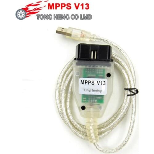 SMPS MPPS V13.02 V13 K CAN Flasher Chip Tuning ECU Programmer Remap OBD2 MPPS V13.02 Professional Diagnostic Cable