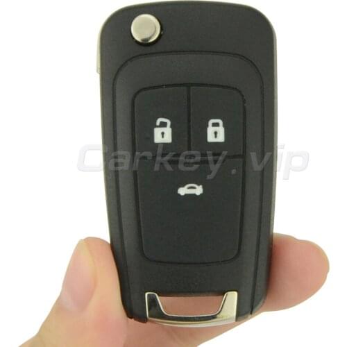 Remotekey Flip remote car key for Chevrolet Aveo Cruze Orlando 2008 2009 2010 2011 2012 HU100 433 Mhz 46 Chip 3 button