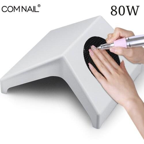 80W Nail Vacuum Cleaner Strong Suction Fan With Free Dust Bag for Nail Art Salon Manicure Nail Dust Collector Nail Art Equipment
