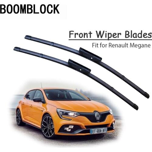 Car Windshield Rubber Front Wiper Blades Arm Kit For Renault Megane MK2 MK3 2016 2015 2014-2002 Windscreen Original Accessories