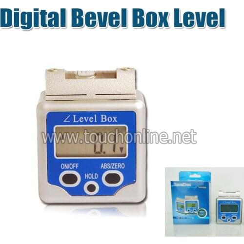 Digital Bevel Box Level Angle Finder Gauge Sensor 360' Protractor Spirit Level Inclinometer TLB-04