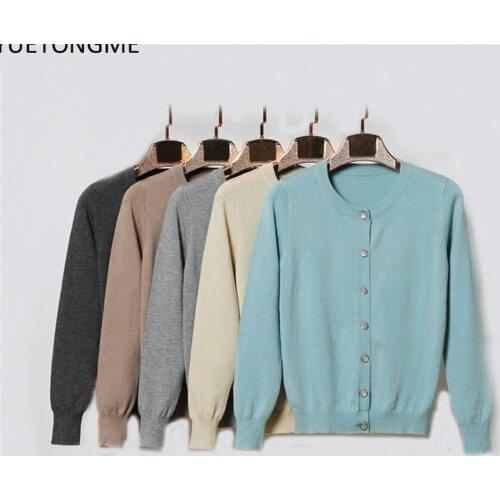 Cardigan Women 2020 Coat Jacket Female Casual Long Sleeve Button Cardigan Knitted Sweaters Winter Warm Clothes SW130