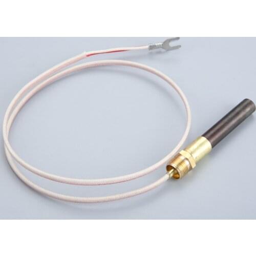 1PC 24" Fireplace Millivolt Resistance 750 Temperature spiral two-pole plug-in type