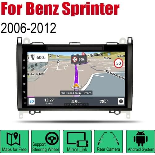 AutoRadio 2 Din Android Car DVD Player For Mercedes Benz Sprinter 2006~2012 NTG GPS Navigation Wifi Map Multimedia system Stereo