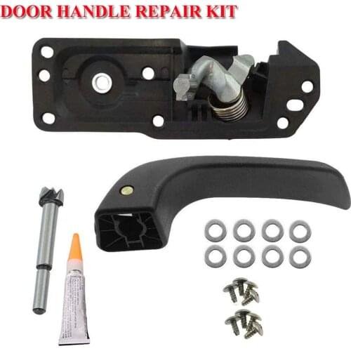 For 2007-2014 Chevrolet Silverado GMC Sierra Car Interior Door Handle Left Install Kit 15936892 20833606 20871488