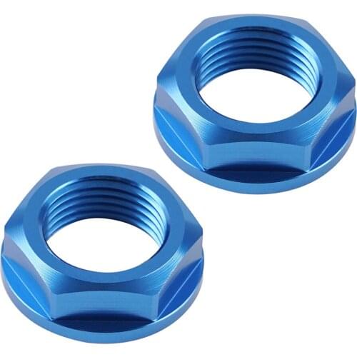 Wheel Axle Nut Screw Front Rear 1 Set Aluminum For YAMAHA YZ250FX YZ450FX YZ 250 450 250FX 450FX 16 - 21 Motorcycle Accessories