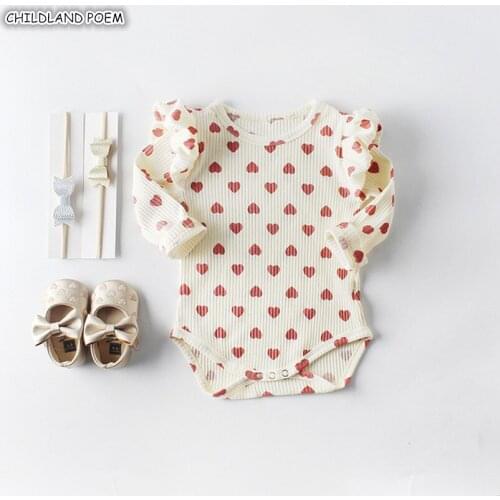 Baby Girl Rompers 2019 Spring Ruffles Baby Clothes For Girls Jumpsuit 100% Cotton Long Sleeve Infant Newborn Baby Rompers Boys