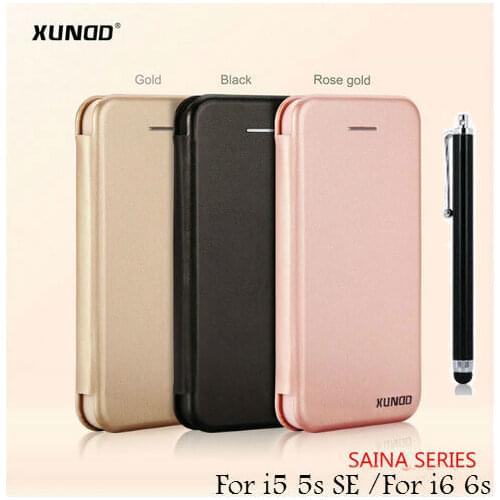 Magnetic Case!High Quality! Magnetic Flip Cover Stand Wallet Leather Case For i6/6s 4.7"Genuine XUNDD