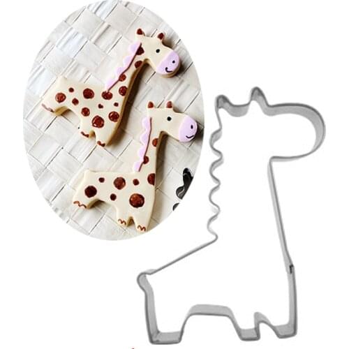 Cartoon Giraffe Cake Biscuit Cookie Cutter Bread Cupcake Mold Sugarcraft Cookie Cutters Kitchen Bakeware
