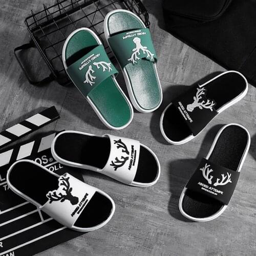 2021 New Slippers Summer Men Flip Flops High Quality Beach Sandals Anti-Slip Zapatos Hombre Casual Shoes Chaussure Homme