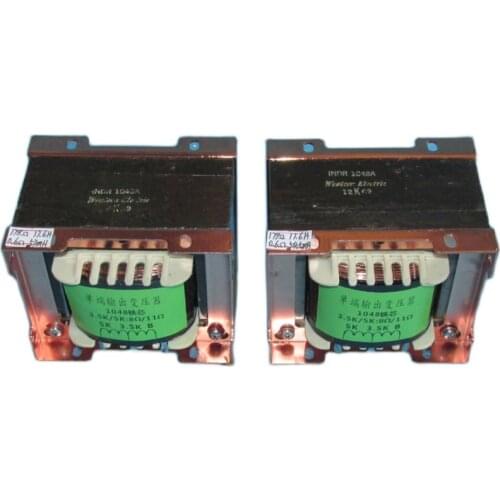 West Electric WE1048 core wound 5K /3.5K single-ended output transformer, E105X50mm, 8Ω 11Ω output, current 165mA
