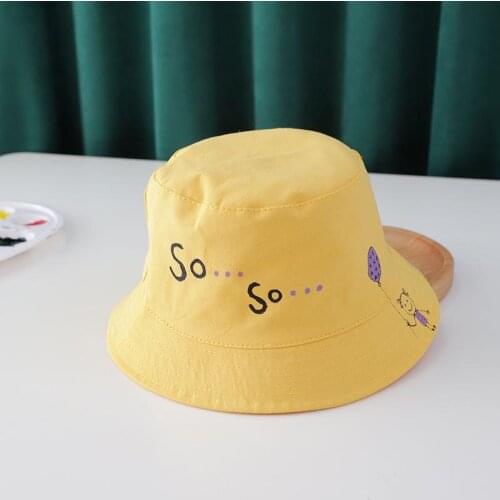 LDSLYJR 2021 graffiti Bucket Hat Fisherman Hat outdoor travel hat Sun Cap Hats for child boy and girl 71