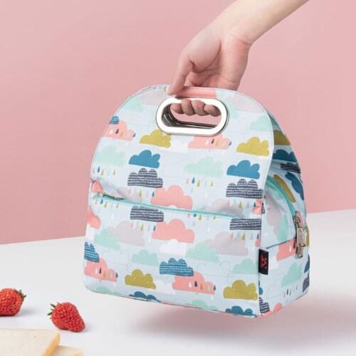 Practical Lunch Bags High Capacity Food Thermal Handbags Outdoor Picnic Drink Fruit Storage Cooler Pouch Accessories Supplies