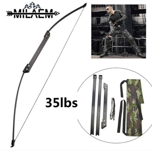 35 lbs 40 lbs Taken Down Bow Recurve Bow for Right Handed Archery Bow Shooting Hunting Game Outdoor Sports
