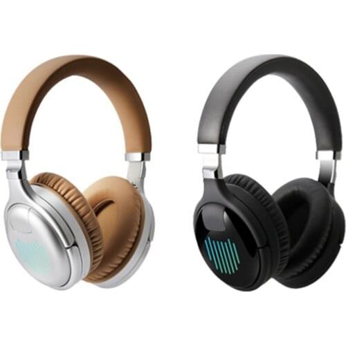 Noise-Cancelling Headset Wireless Bluetooth 5.0 Headset With Card Rgb For Home Office Pc Mobile Phone