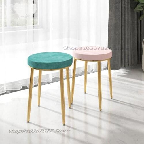 Nordic Ins Chair Net Red Makeup Stool Simple Desk Dining Stool Home Restaurant Shoe Replacement Stool