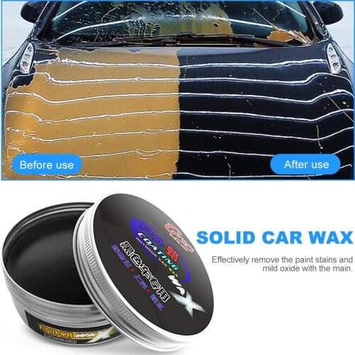 Waterproof Car Repair Wax Polish Scratch Remover Senior Black Solid Wax Care Paint Scratch Repair Car Styling Crystal Hard Wax