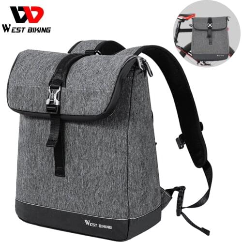 WEST BIKING 25L Sports Backpack Multifunction MTB Road Rear Rack Bags For Cycling Laptop Backpack bicicleta Bicycle Luggage Bag