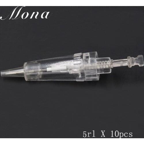 10pcs high quality tattoo needle 5 rl cartridge permanent makeup needles for lip/eyebrow permanent make up free ahipping