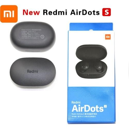 2021 Portable For Xiaomi Airdots S Earbud Xiaomi Redmi Airdots S TWS Wireless Earphone Bluetooth Gaming Headset Noise Reduction