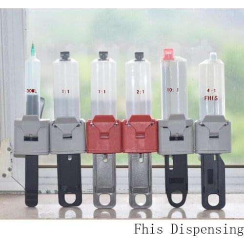 50ml 2:1 and 1:1 Epoxy Resin AB Glue Caulking Gun/Cartridge Universal Manual Dispense Mixing Gun Adhesive Bonding Extrusion Tool