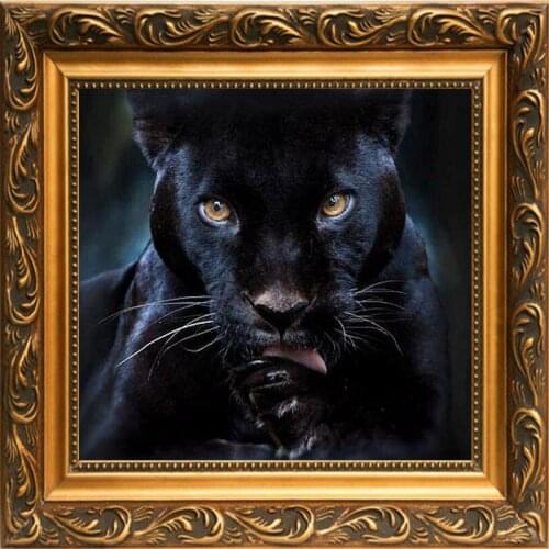 Diamond Embroidery Diy Diamond Painting Cross Stitch Kits Diamond Mosaic Panthers Full Square Diamond Embroidery AD159