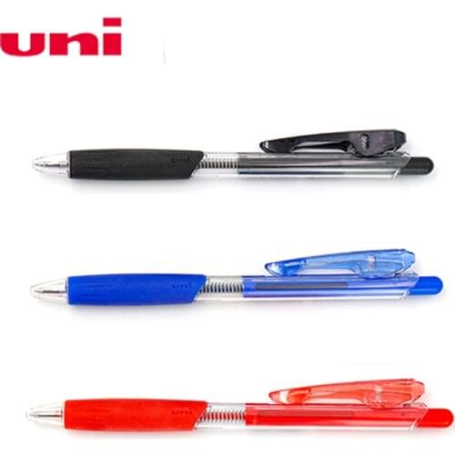 3 Pcs Uni Large-mouth Clip Ballpoint Pen 0.7mm SN-118-07 Push-type Automatic Ballpoint Pen (replacement Model SA-7N)