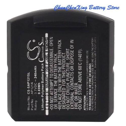 Cameron Sino 240mAh Battery AP121A for Sarabec InfraLight Swing, Swing Digital, Swing Digital TV, Swing IR