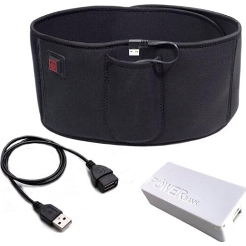 Electric Slimming Massager Belt Adjustable Waist Abdomen Massage Slimming Bodybuilding Belt Weight Loss Body Shaper