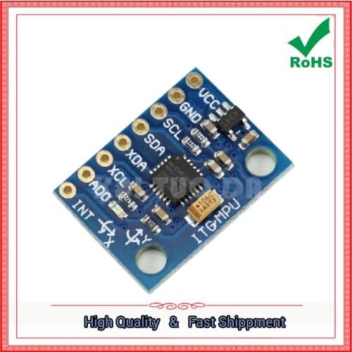MPU-6050 Module Triaxial Acceleration Gyroscope 6DOF Module GY-521 Code Schematic Diagram board C7B2
