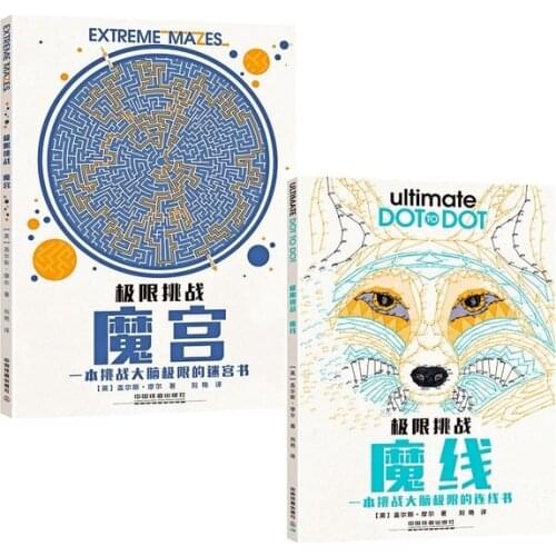 Extreme Brain Challenge Books For Adult Children Relieve Stress Antistress Memory Attention Potential development Coloring Book