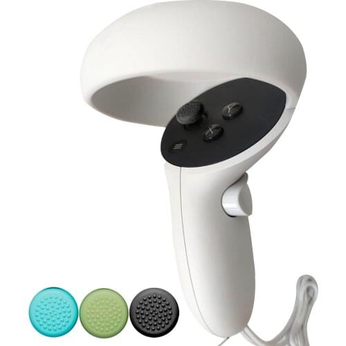 10PCS Silicone Thumb Stick Caps VR Quest 2 Touch Controller Thumbstick Caps For Oculus Quest 1 / 2 /Quest Rift S VR Controller