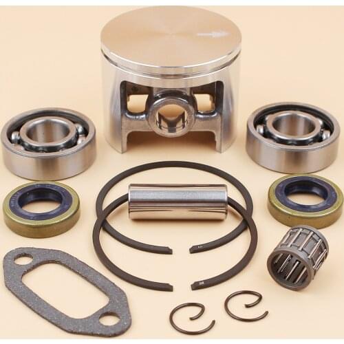 BIG BORE 52MM Piston Rings Crank Bearing Oil Seal Kit For HUSQVARNA 268 272 272XP Chainsaw Motor Replacement