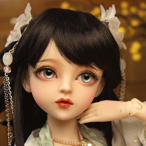60cm bjddoll gifts for girl Chinese Doll With Clothes Black hair Free Eyes DIY Doll Valentines Day/Birthday Gift For Children