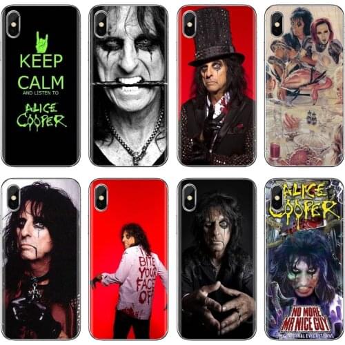 Heavy metal band Alice Cooper Soft Cover For Samsung Galaxy A10 A30 A40 A50 A60 A70 a12 a31 a41 a51 a71 a20e a21s M30