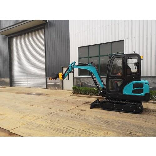Micro Construction Machine Crawler Excavator 1.8Ton Enclosed Cab Digger