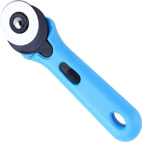 MIUSIE Leather Rotary Cutter Patchwork Roller Wheel Knife Clothing Cutting Knife Leather Cutting Tool For DIY Leather Works