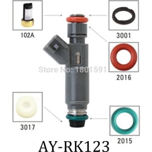 40sets Fuel injector repair kits fuel injection service kit for ford car replacements AY-RK123 For YL8E-C7B