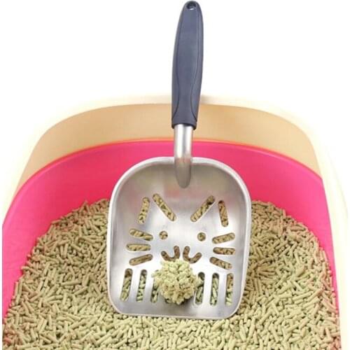 Pet Cat And Dog Cleaning Shovel Practical Cute High Quality Multifunctional Cat Litter Waste Metal Garbage Shovel