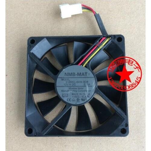 NMB-MAT 8015 8cm 0.16A 12V 3106KL-04W-B39 3 line TV fan