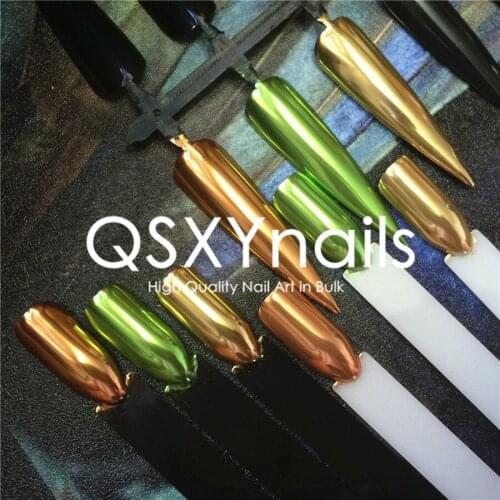 WHOLESALE 50g Foil Pigment Chrome Mirror Powder Nails Glitter Smooth Rubbing for Nail Art Gel Nail Polish Manicure