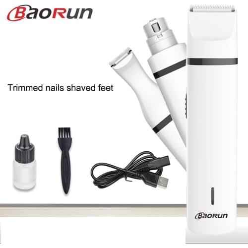 Professional Bao Run N5 Dog Electric Claw Nail Grooming Tool Pet Nail Paws Grinder Clipper Auto Pedicure Devices For Dogs&Cats