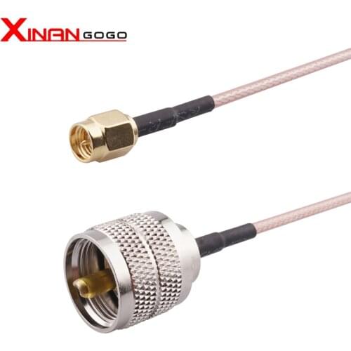 RF Connector UHF Male to SMA Male Straight Type RG316 Pigtail Cable Coax Cable PL259 Connectors