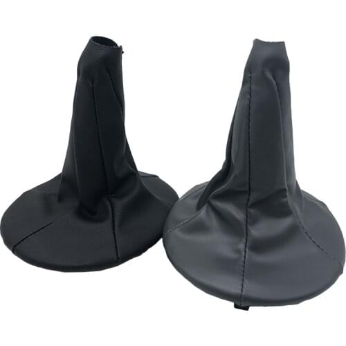 Manual Car Styling Accessories Gear Shift Knob Collar Gaiter Boot Cover Case For FIAT PANDA 2003-2012 / 500 500C 2007-2013