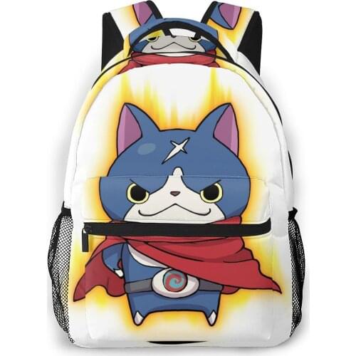 Yo Kai Watch Backpack for Girls Boys Travel RucksackBackpacks for Teenage school bag