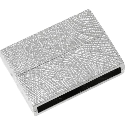 8SEASONS Magnetic Clasps Rectangle Silver Color 3.1cm x 23mm,2 Sets Hot new