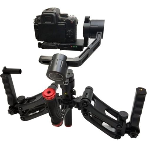 BOB 5-axis Damping Spring Dual Handle Stabilizer Gimbal Grip Arm Camera for ZHIYUN crane 2 AK2000 AK4000 MOZA DJI Ronin S moza
