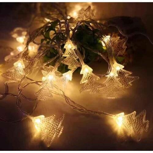 Battery Operated 3m 20leds 10m 80leds Christmas Tree led String Fairy Lights Christmas Pop Year Wedding Party Decoration Garland