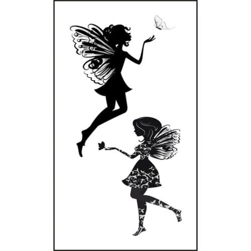 1pcs Waterproof Temporary Tattoo Sticker Black Clover Maple Leaf Fake Tattoo for Women Body Art Shoulders Neck Arms Tatoo