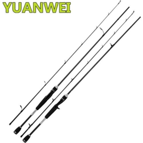 YUANWEI Casting Spinning Fishing Rod 2.4m M Power Vara De Pescar Carbono Carp Fishing Rod Spinning Fishing Pole Vara De Pesca